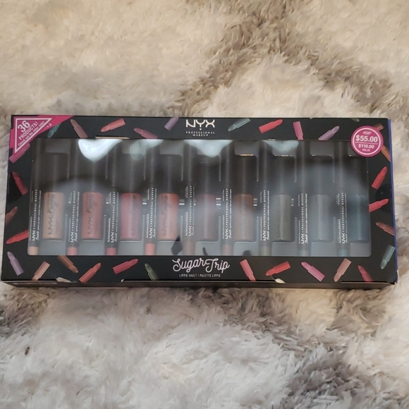 NYX Sugar Trip Lippie Vault 36 colors w/ liner